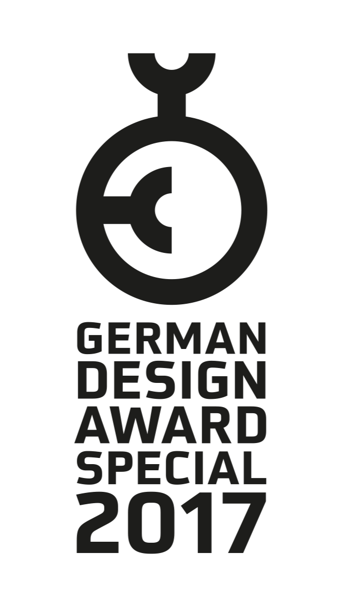 German Design Award Special 2017 logo on a white background