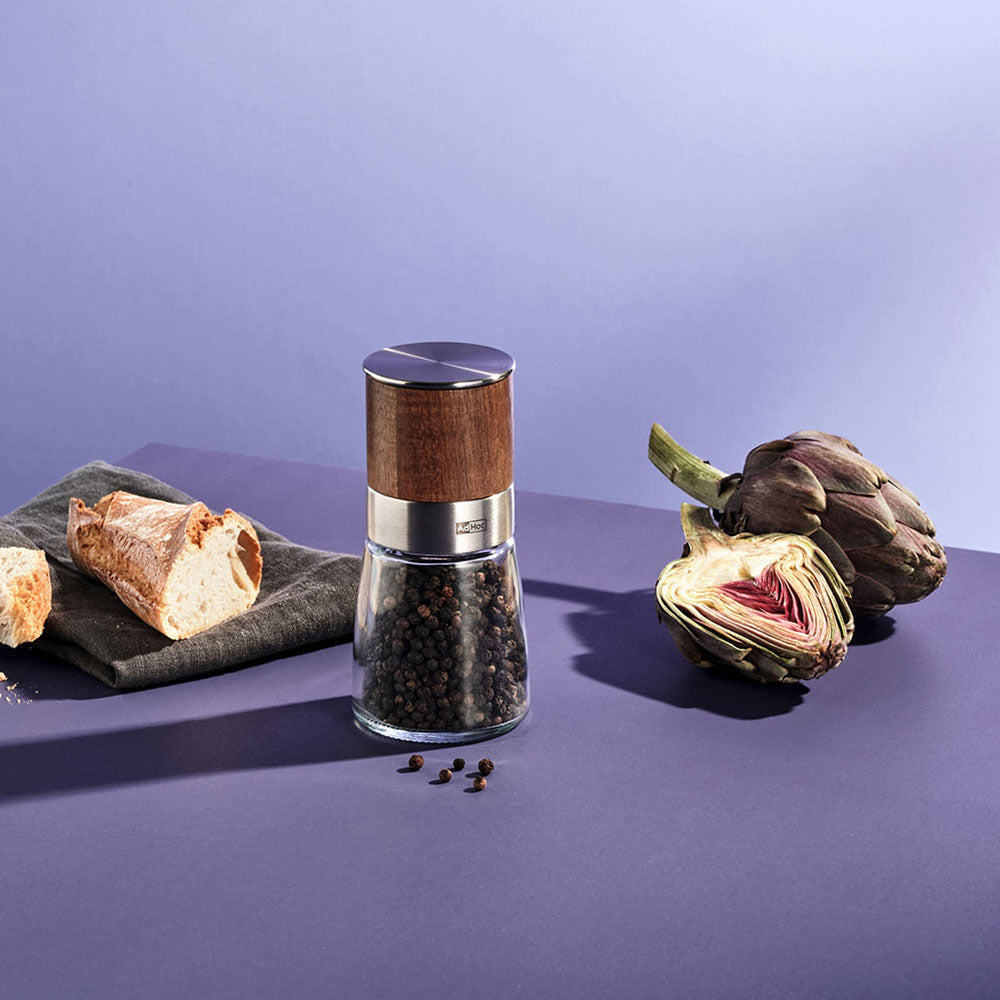 Akasia Salt & Pepper Mill | Acacia Wood & Stainless Steel – AdHoc