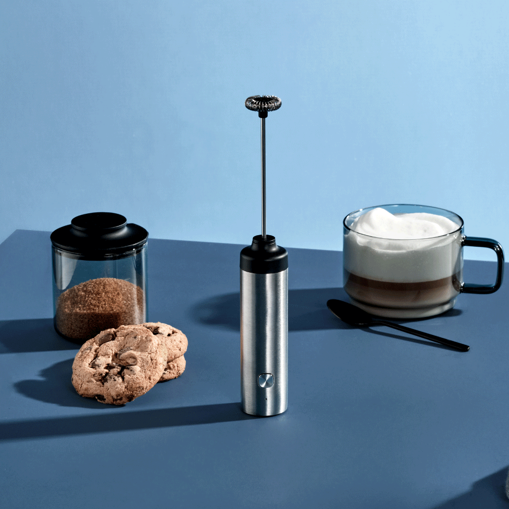 Moro rechargeable electric milk and sauce frother