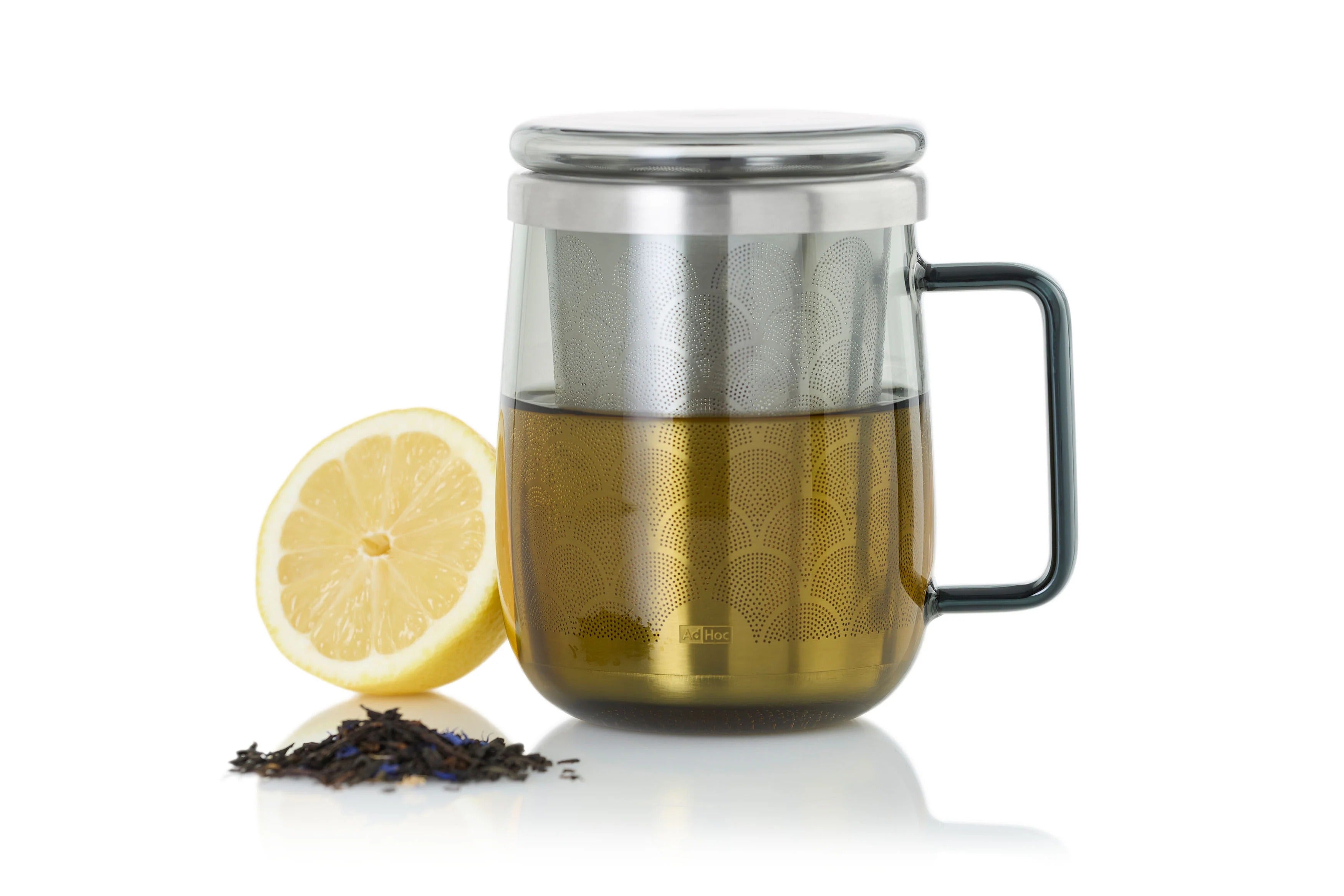 Yuna tea glass with tea infuser