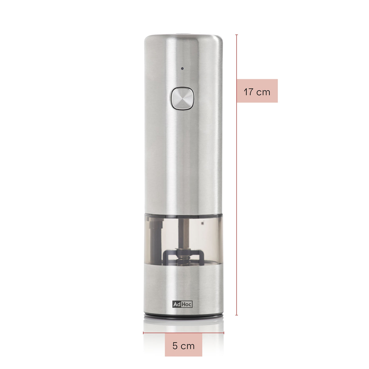 i.Mill rechargeable electric salt and pepper mill - Stainless Steel