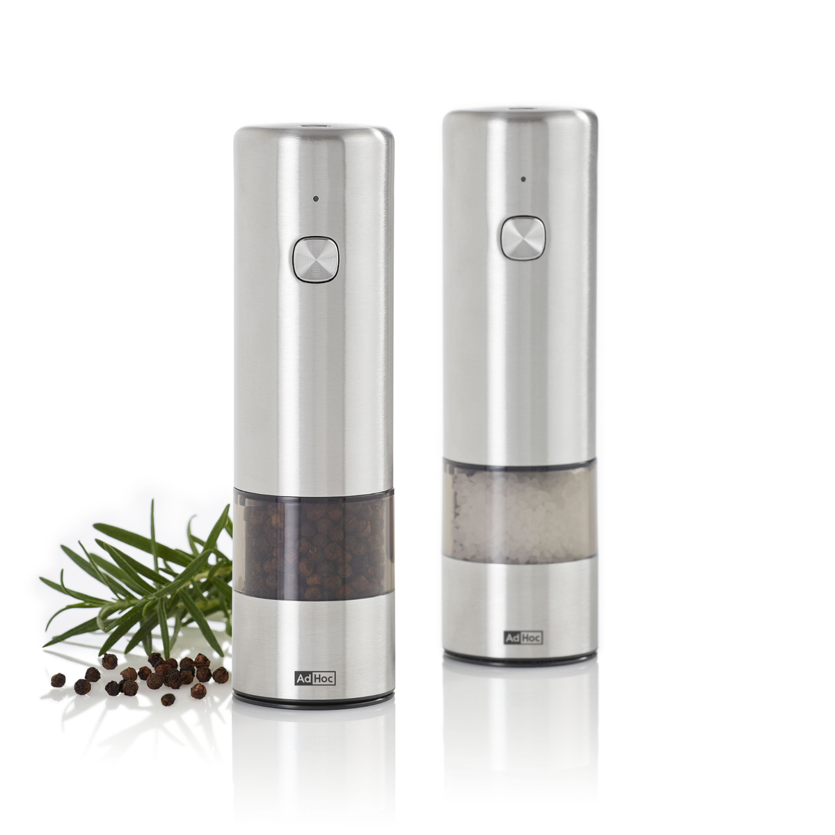 i.Mill rechargeable electric salt and pepper mill - Stainless Steel
