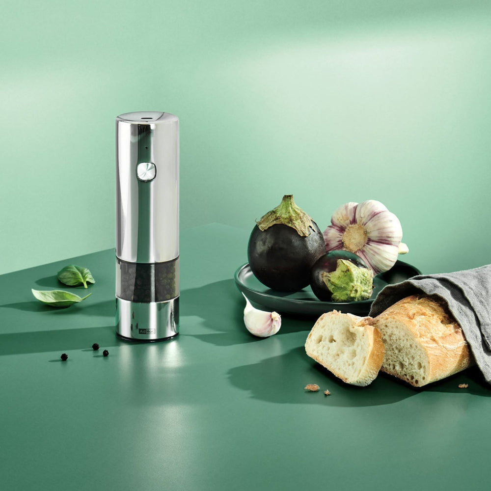 i.Mill rechargeable electric salt and pepper mill - polished stainless steel