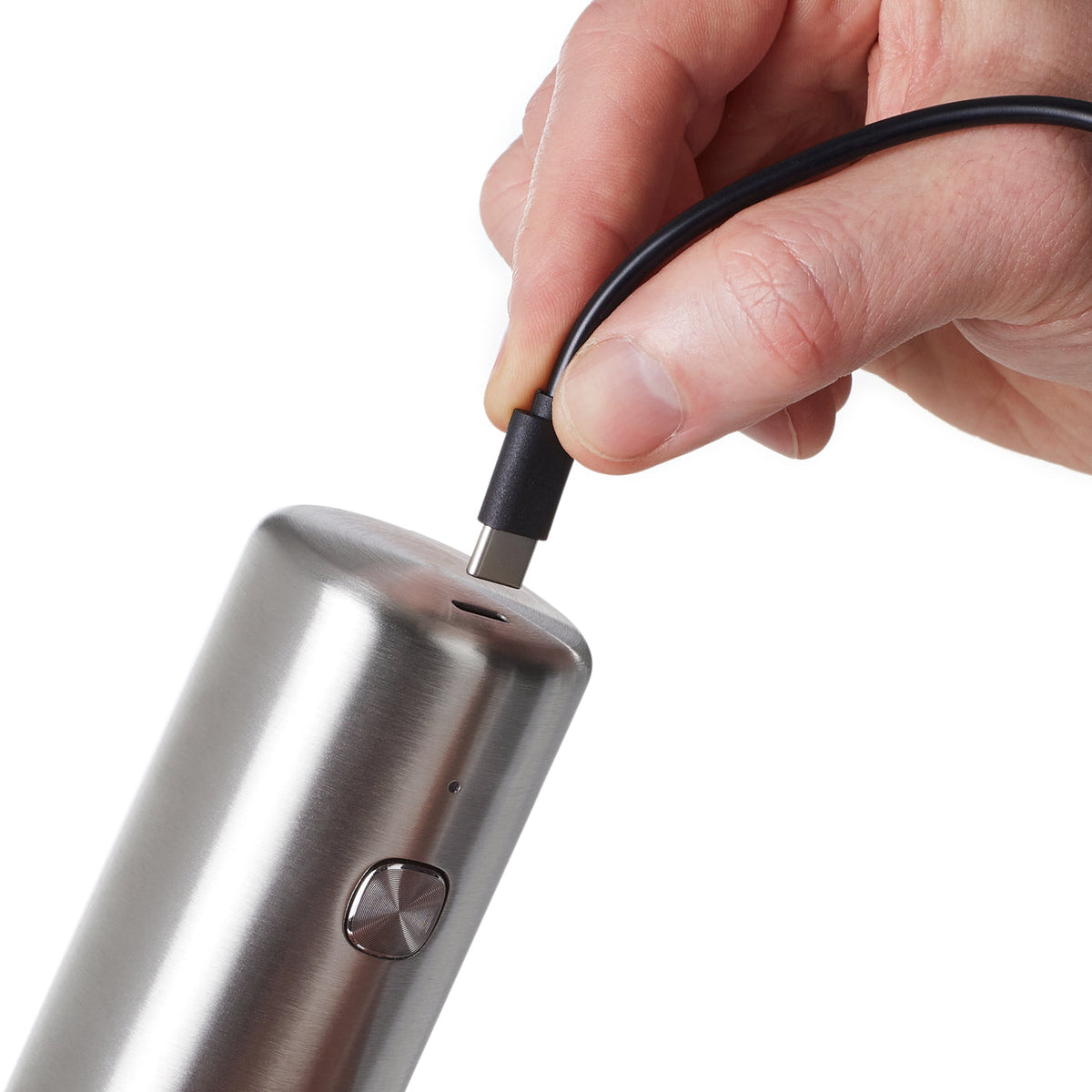 i.Mill rechargeable electric salt and pepper mill - polished stainless steel