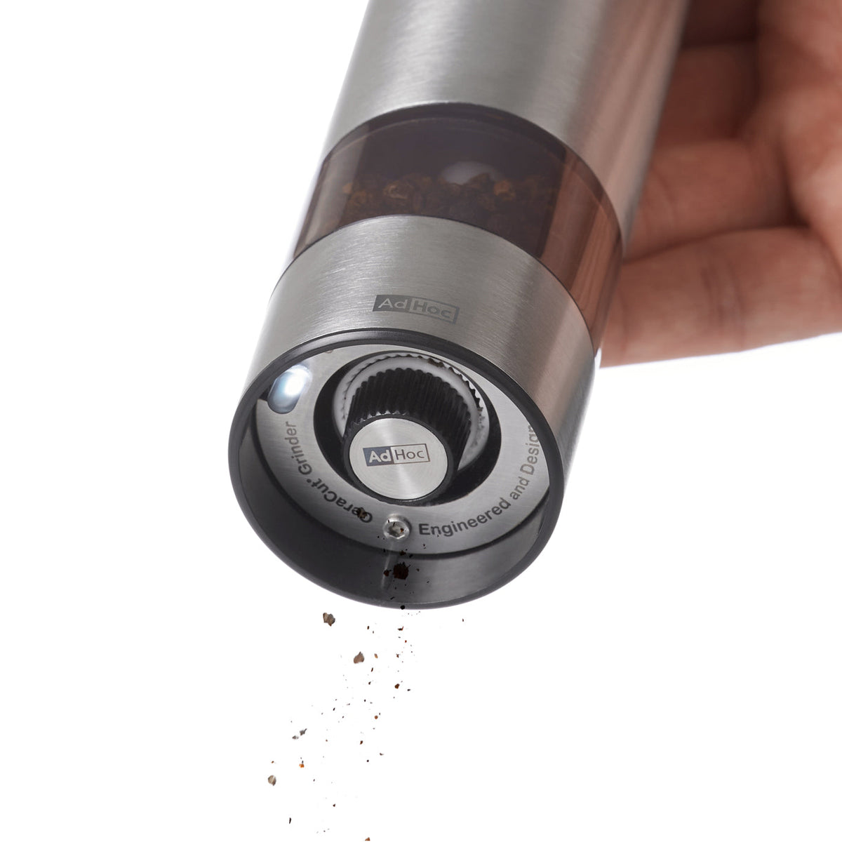 i.Mill rechargeable electric salt and pepper mill - polished stainless steel