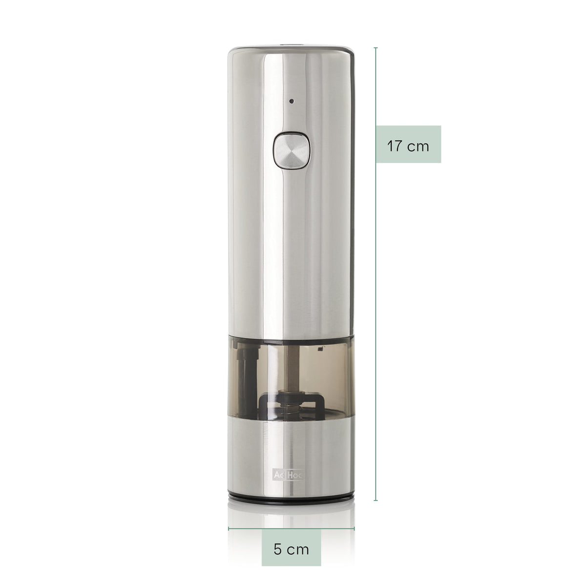 i.Mill rechargeable electric salt and pepper mill - polished stainless steel