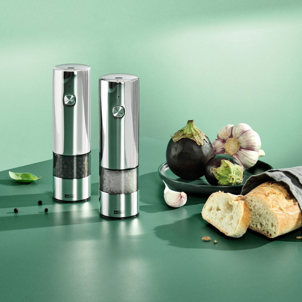 i.Mill rechargeable electric salt and pepper mill - polished stainless steel