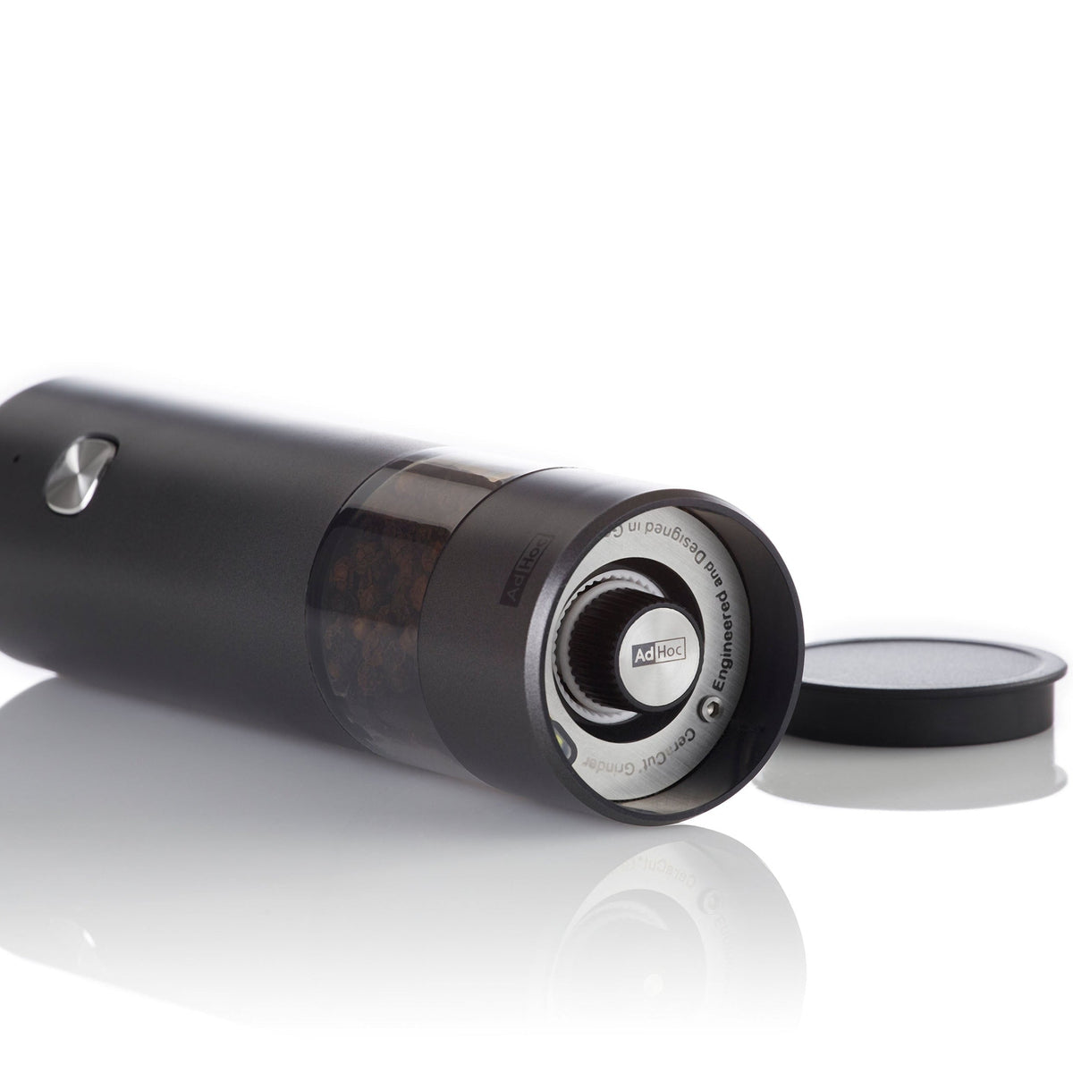 i.Mill rechargeable electric salt and pepper mill - dark and light grey