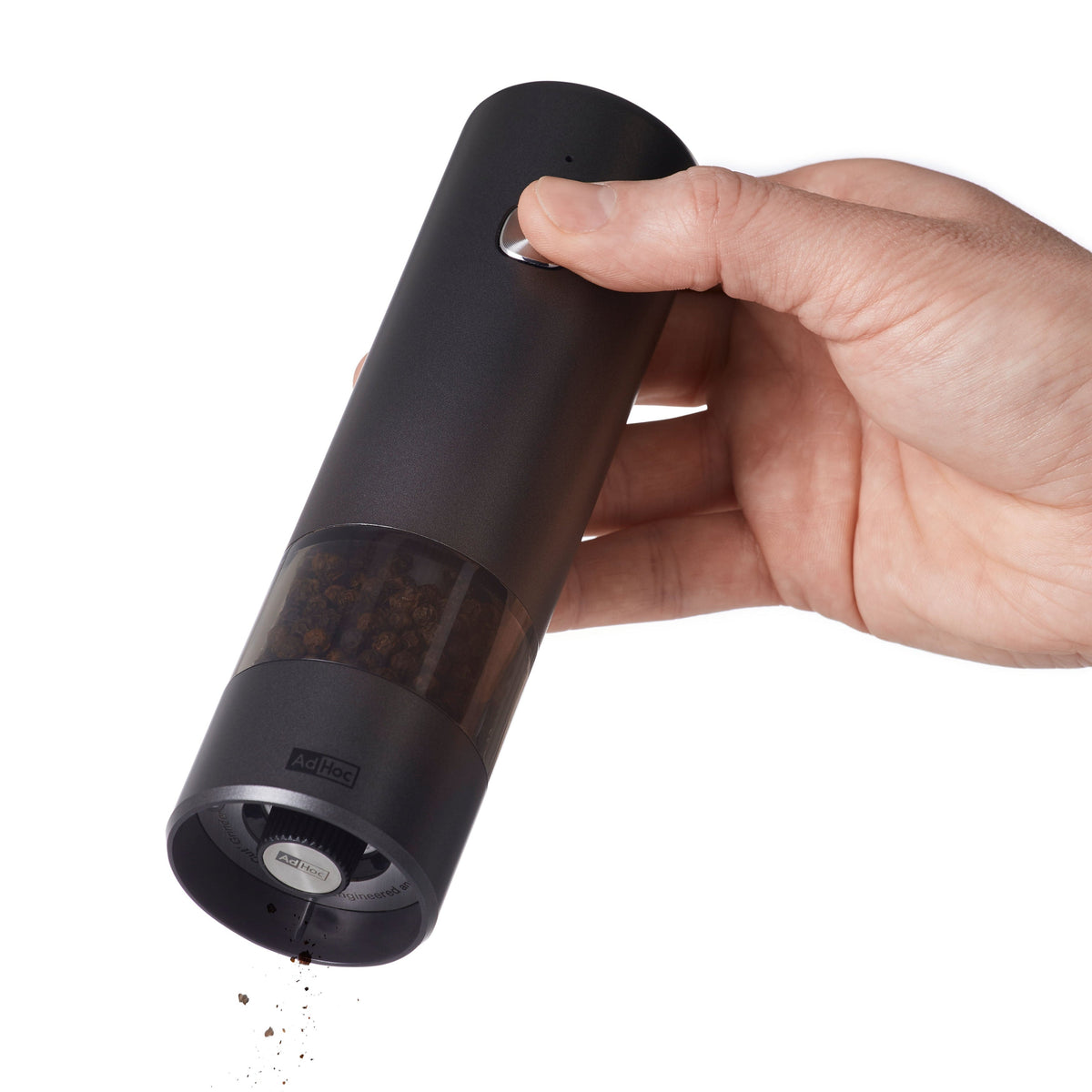 i.Mill rechargeable electric salt and pepper mill - dark and light grey
