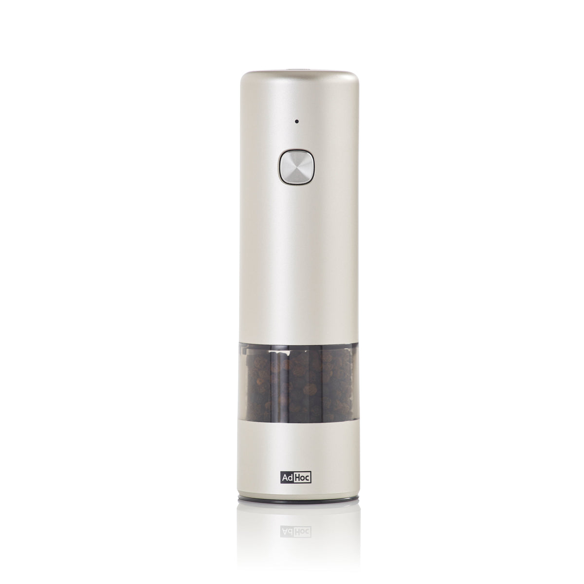 i.Mill rechargeable electric salt and pepper mill - dark and light grey
