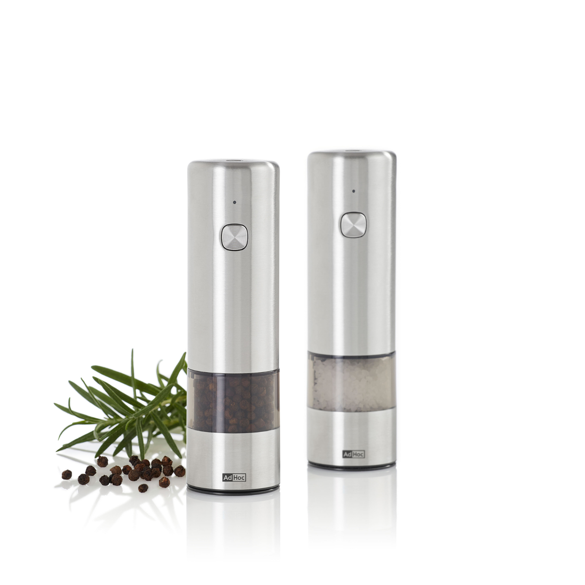 i.Mill Mini rechargeable electric salt and pepper mill - stainless steel