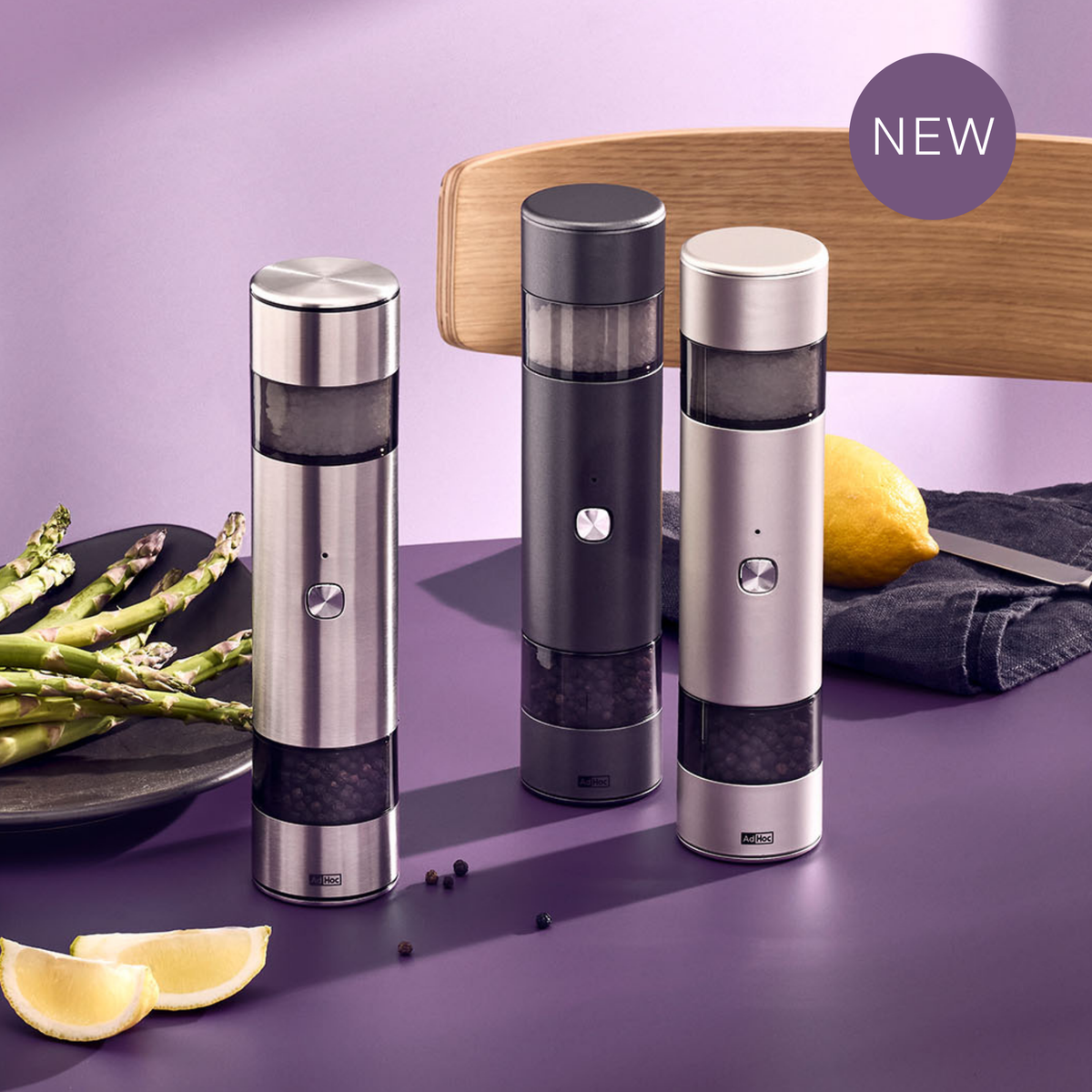 i.Mill Duo Electric pepper and salt double mill