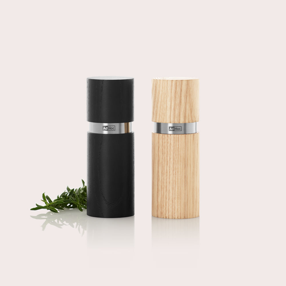 Textura Wood Salt & Pepper Mill Set