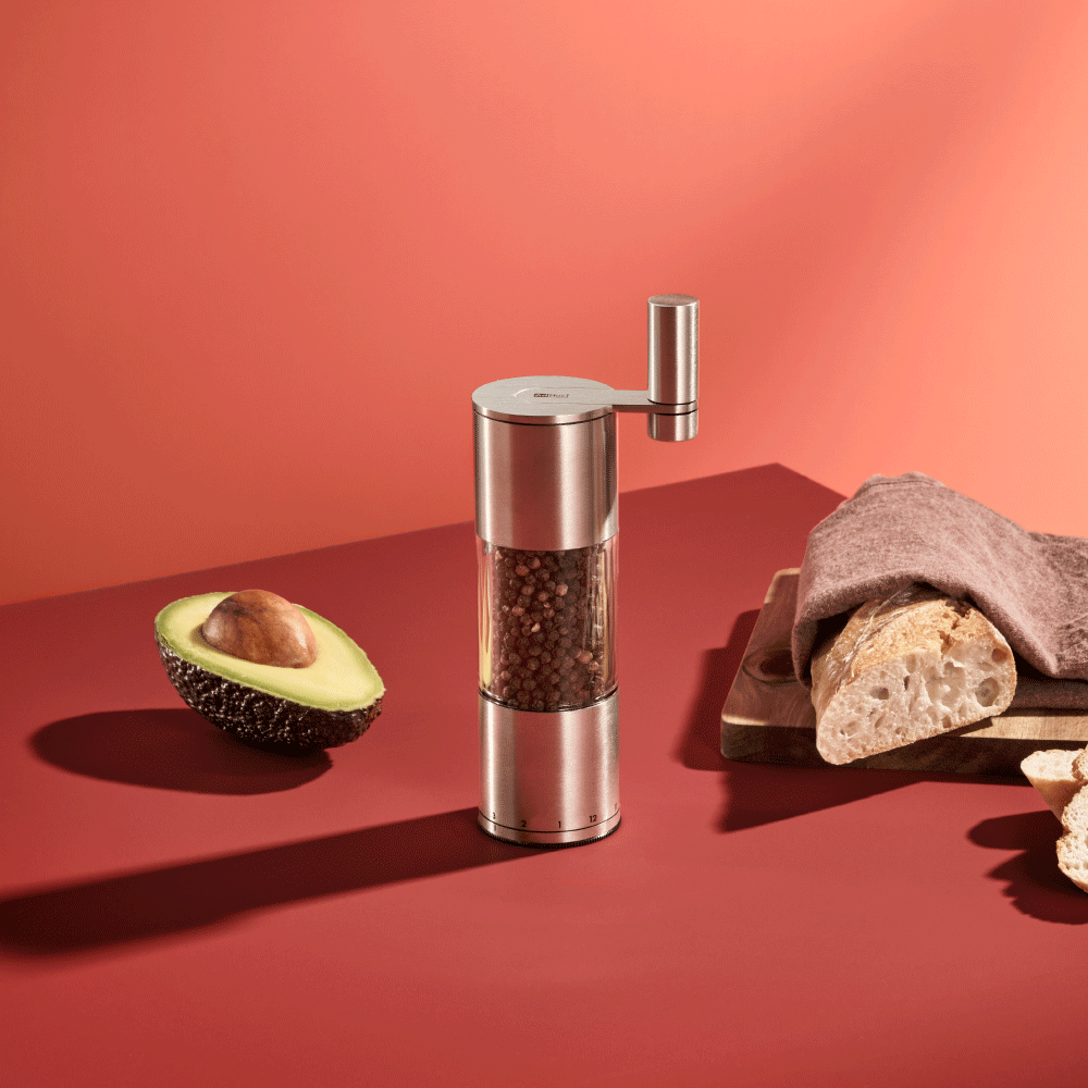 Select geared salt and pepper mills